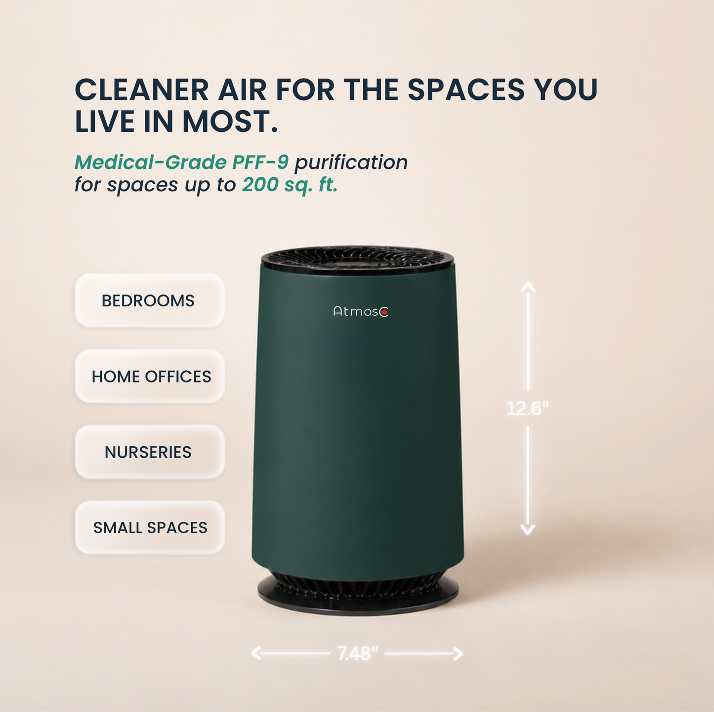 AtmosC Air Purifier™ | Mini Air Purifier | Destroy Pollutants